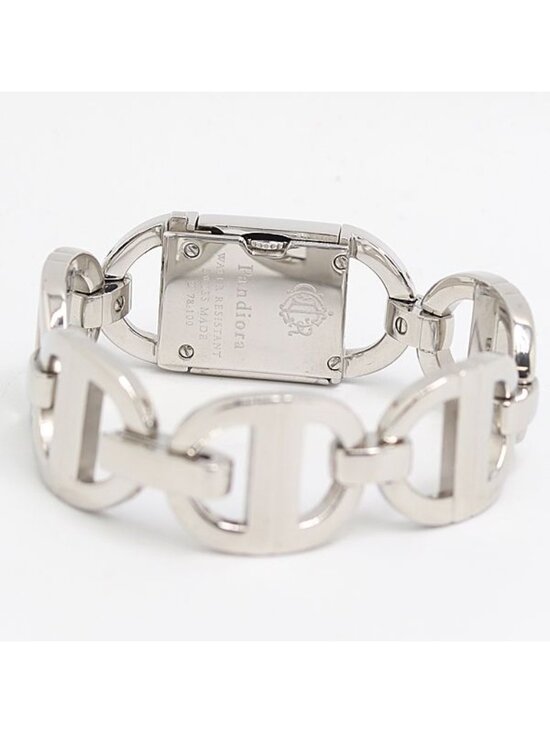 Dior Pandiola D Quartz Bracelet Watch Silver Dial Kzk